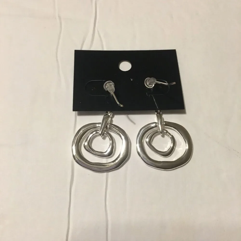 Chicos Loops Drop Dangle Earrings - Picture 3 of 3